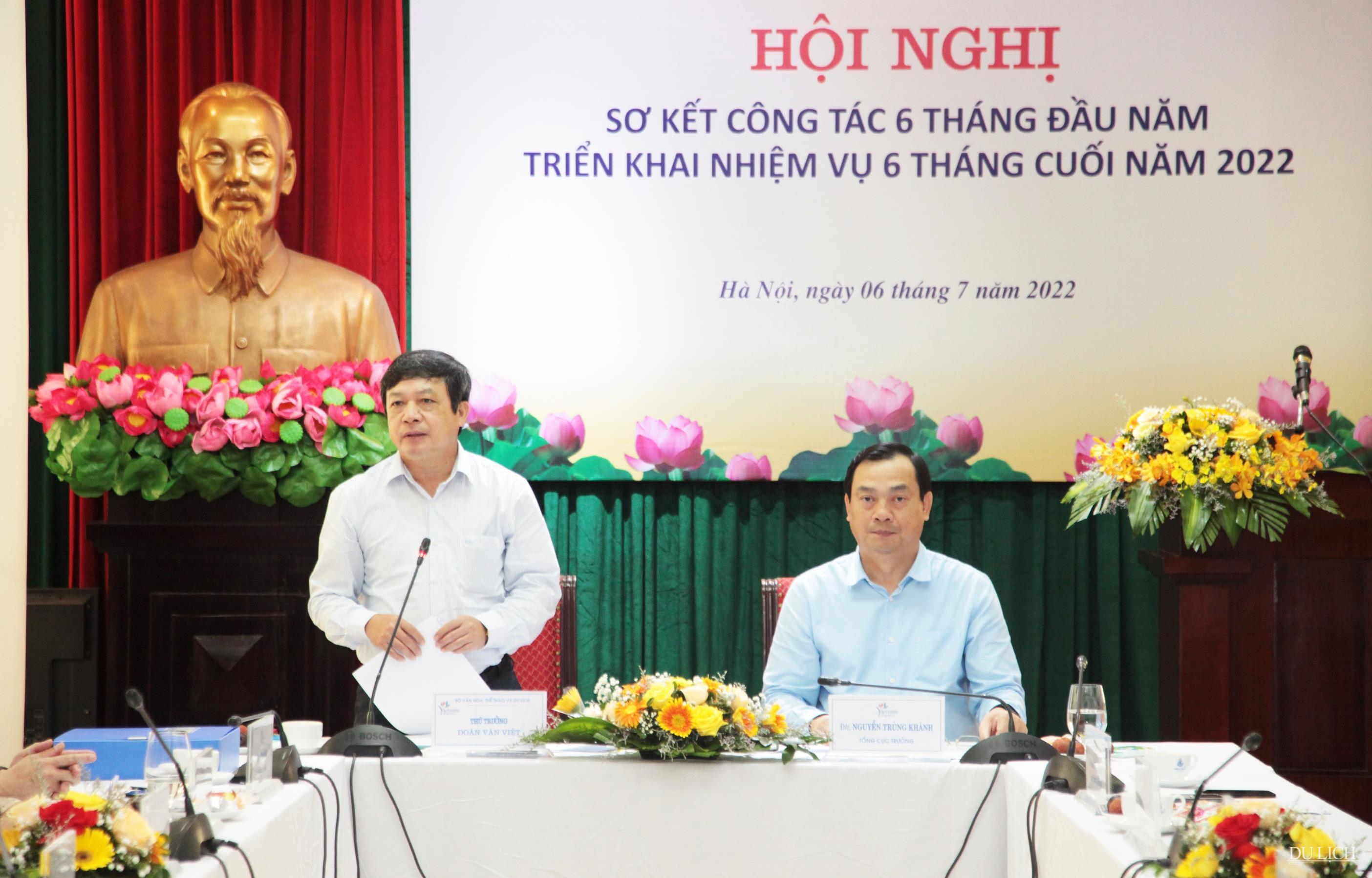 Thứ trưởng Đoàn Văn Việt phát biểu tại Hội nghị